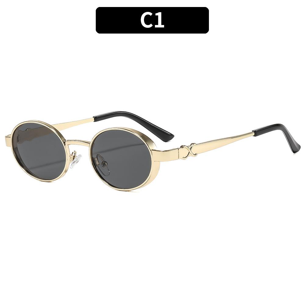 European and American fashion new retro personalized sunglasses Internet celebrity street shooting trend sunglasses high-end casual glasses