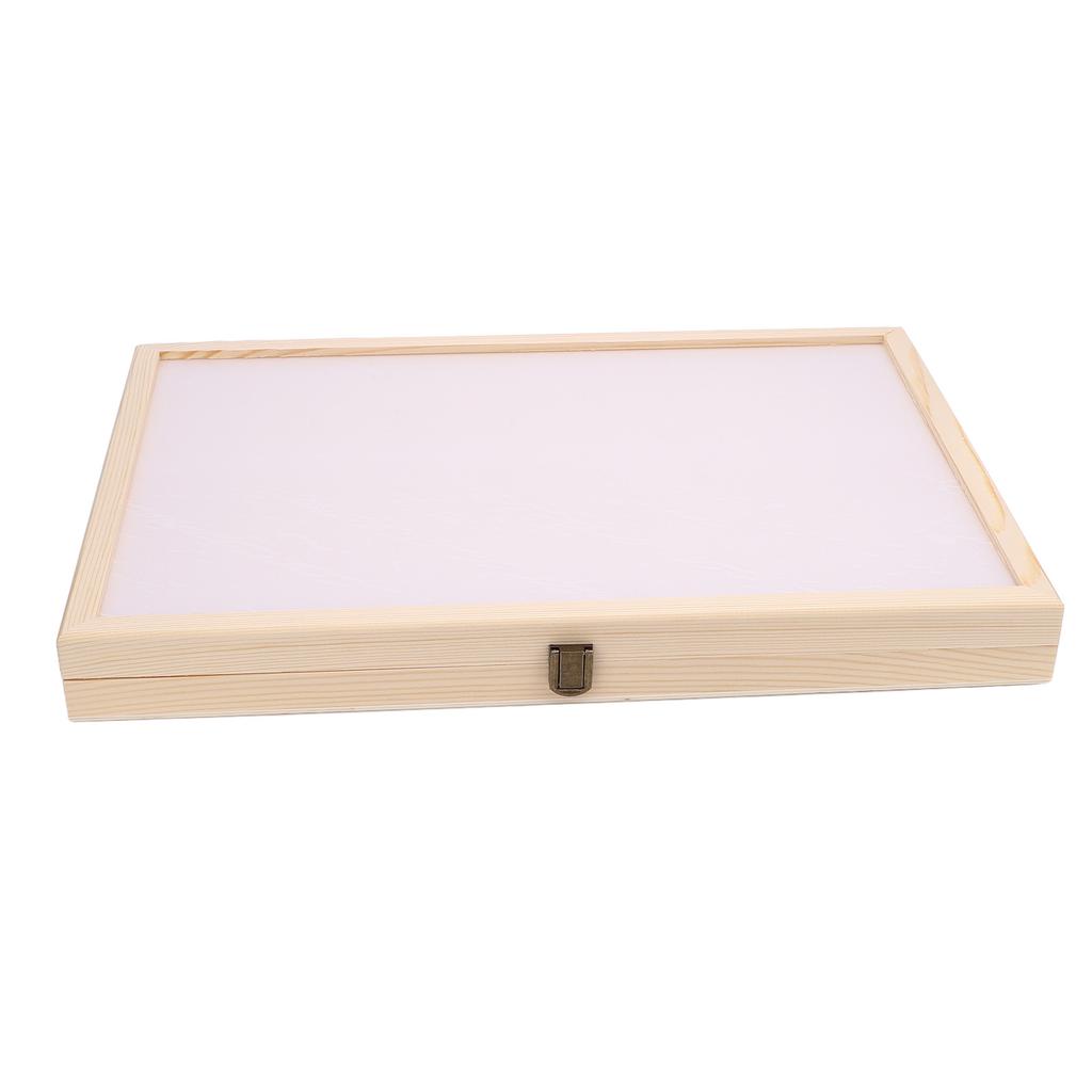 Camera Film Display Box for 135 35mm Films Wooden 80 Slots Camera Reel Storage Cabinet Display