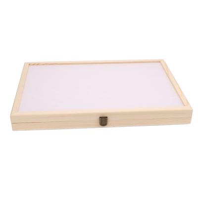 Camera Film Display Box for 135 35mm Films Wooden 80 Slots Camera Reel Storage Cabinet Display