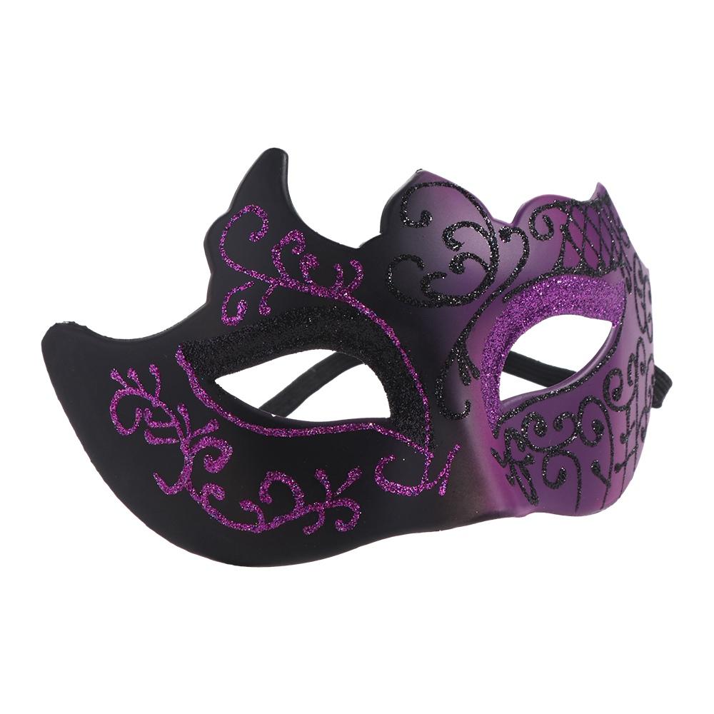 Supplies Masquerade Cosplay Mask Glitter Mask Halloween  Masks Venice Mask Party Cosplay Props