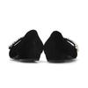 Barbara Leather Suede Jewelry Mary Jane Flat Bbe531bk
