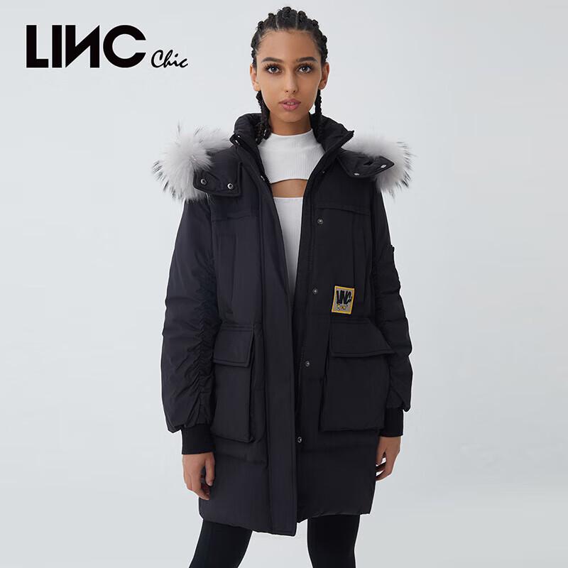 

Jin Yujie Women s Mid-Length Hooded Down Parka S