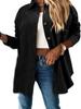 2025 Autumn/Winter Oversize Loose Casual Women's Corduroy Shirt - European & American Style