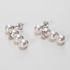 Hello Kitty Quadruple Pearl Earrings for Women [Gift Wrapped]