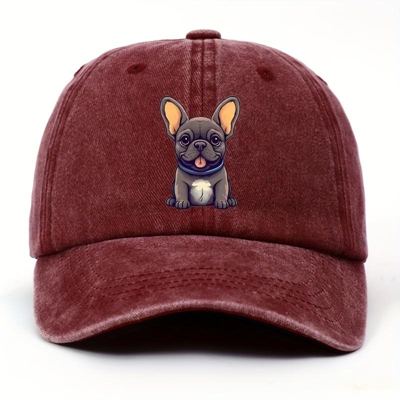 Fantasy Dog Printed Cotton Baseball Cap, Adjustable for Both Men and Women, Duck Tongue Cap Suitable for Outdoor Sun Protection