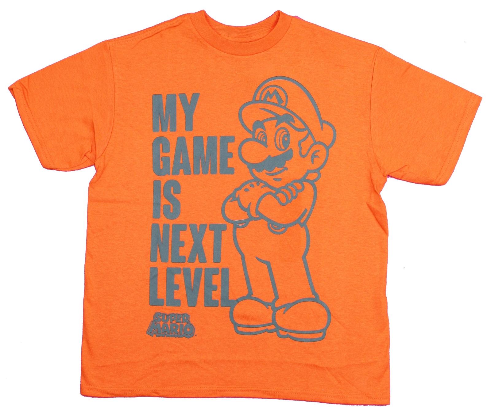 Super Mario Brothers Youth T-shirt Mario My Game is Next Level L