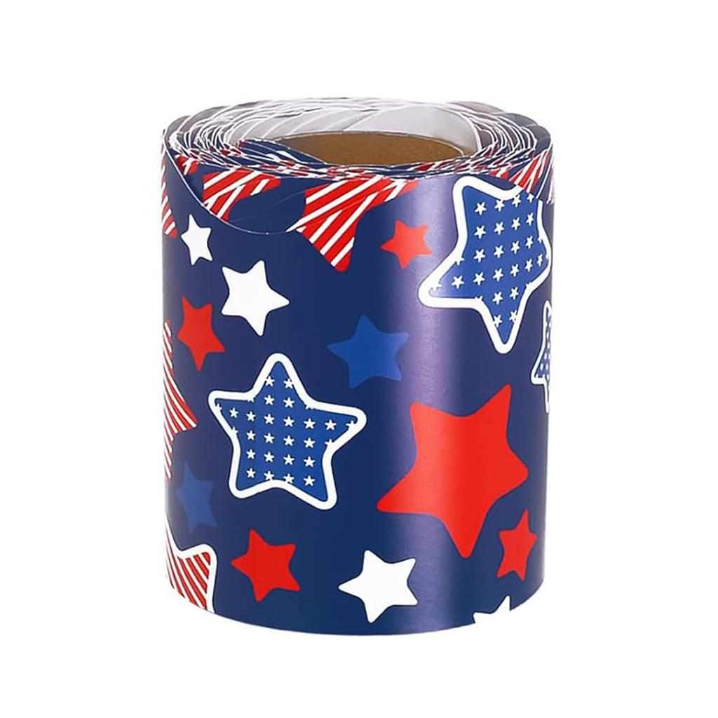 4th of July Bulletin Board Border Independence Day Bulletin Border Trim Bulletin Board Sticker for Classroom Decoration