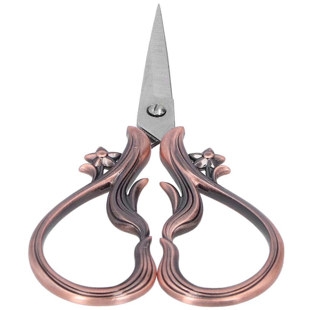 Retro Scissor Stainless Steel Craft Embroidery DIY Needle Art Work Sewing SuppliesMulticolor