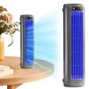 Portable Tower Fan Adjustable 3 Speeds Desk Fan Quiet Wall Mount Fan Bladeless Table Cooling Fan Desk Tower Fan for Home Office