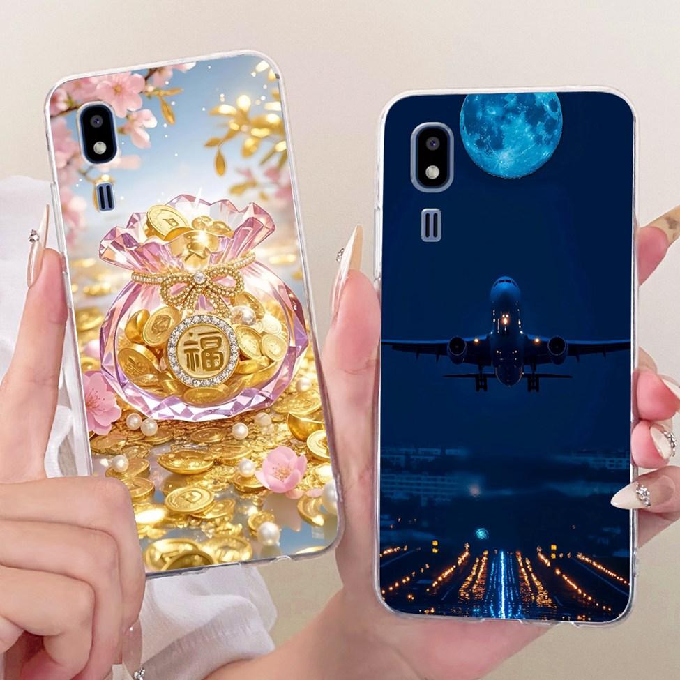 For Samsung A2 Core Clear Case Fashion Butterfly Cute Funny Painted Funda For Samsung Galaxy A2 Core Casing A260F A260G
