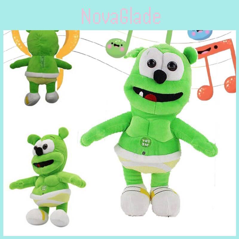 Affascinante Orsetto Gommoso Cantante Peluche Ultra Morbido Tessuto di Cristallo Animale di Peluche Regalo