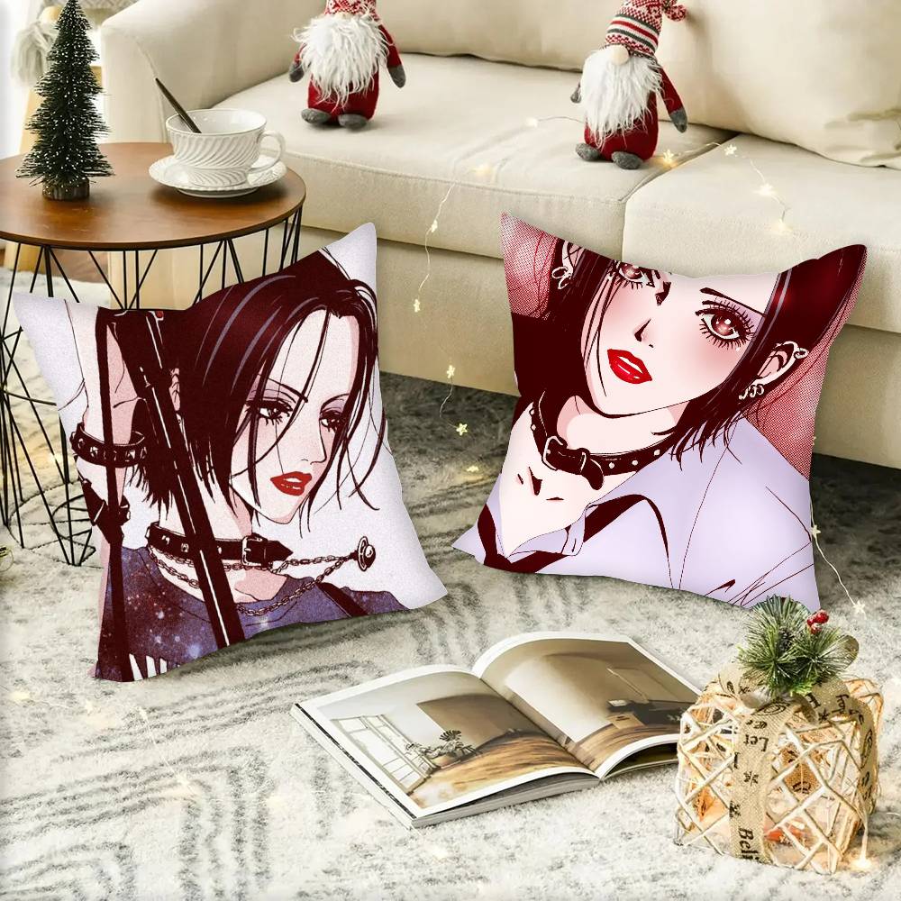 Oosaki Nana Japanese Anime NANA Pillow Case Square Pillow Bedroom Sofa Leisure Comfort Cushion Car Home Decoration