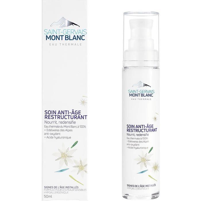 Soin Anti-âge - SAINT-GERVAIS MONT BLANC - 50 Ml - Hydratation Intense - Peaux Matures - Crème