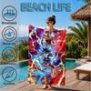 Toalla de Playa con Ilustración de Anime de Dragón, Toalla de Playa de Microfibra, Perfecta Para Piscina, Playa, Viajes, Decoración del Hogar, Regalos para Fans de Fiestas en la Playa