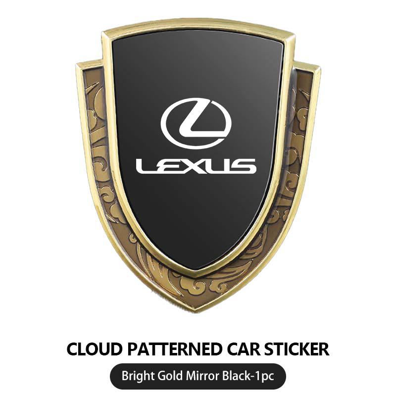 3D Metal Car Body Sticker Emblem Badge Rear Tail Trunk Decal Auto Accessories For Lexus CT ES GS NX IS250 RX350 IS200 LX570