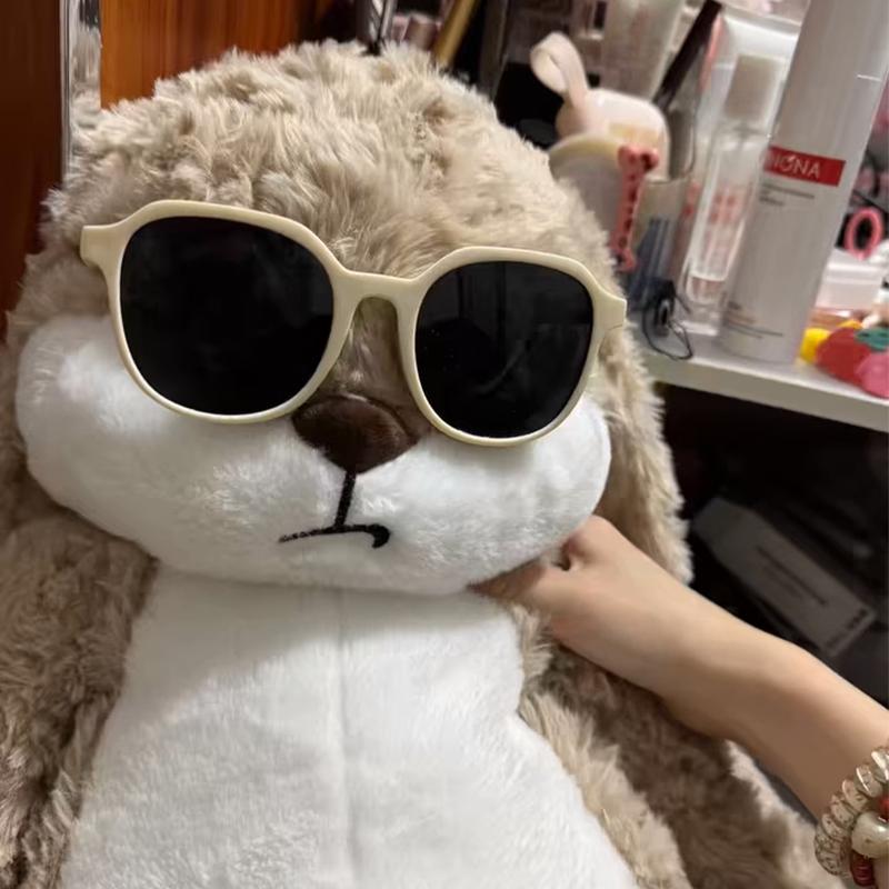 35Cm Angry Rabbit Plush Toy Cute Animal Plushie Doll Kawaii Stuffed Soft Toys Model Give Children Birthday Gifts Cute Ornament