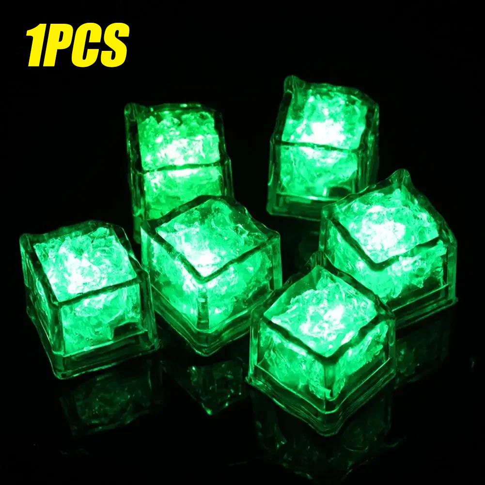 Waterproof Led Ice Cube Multi Color Flashing Glow In The Dark Light Up for Bar Club Drinking Party Wine Decoration
