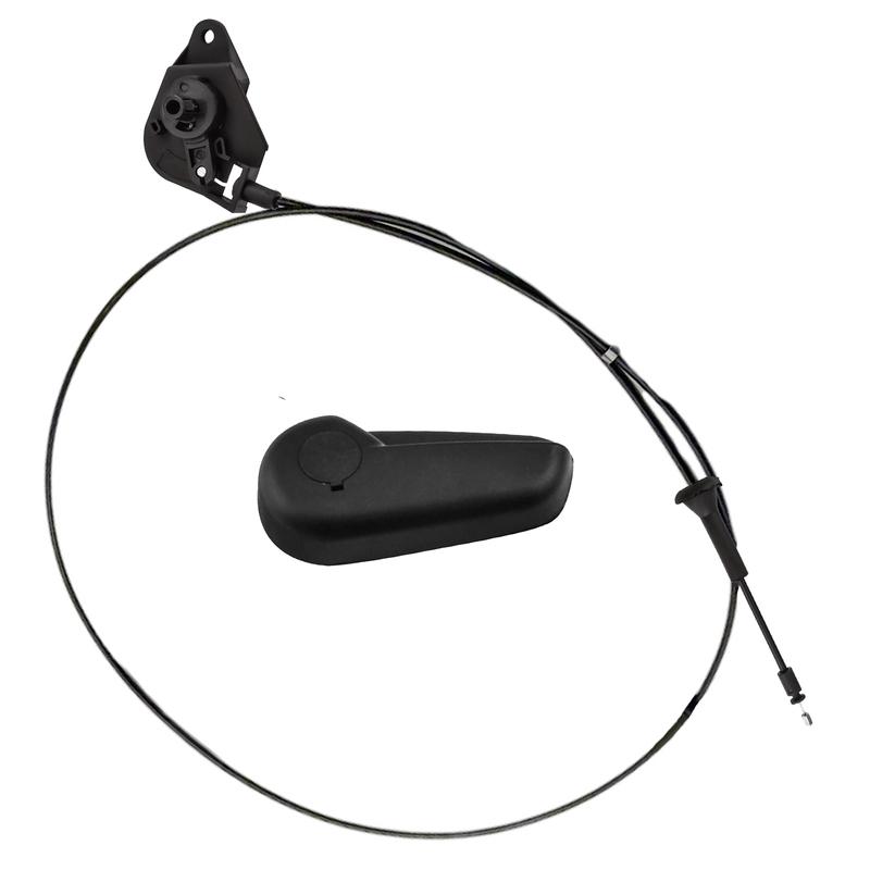 Direct Replacement Hood Release Cable Pull Handle for Ford Fusion 2013 2018 DS7Z16B626C DS7Z99042C74 Plastic Material