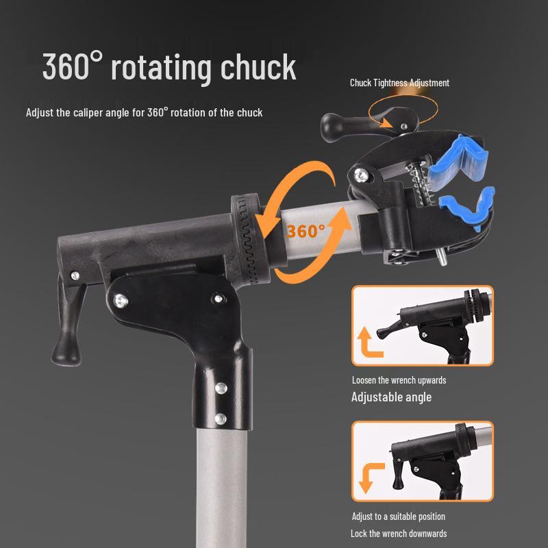 Folding Aluminum Alloy Repair Stand for Mountain and Road Bikes