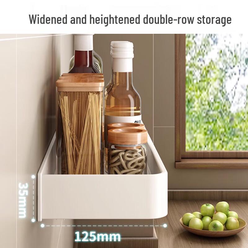 Beifu 4-częściowy ścienny zestaw do przechowywania kuchennego