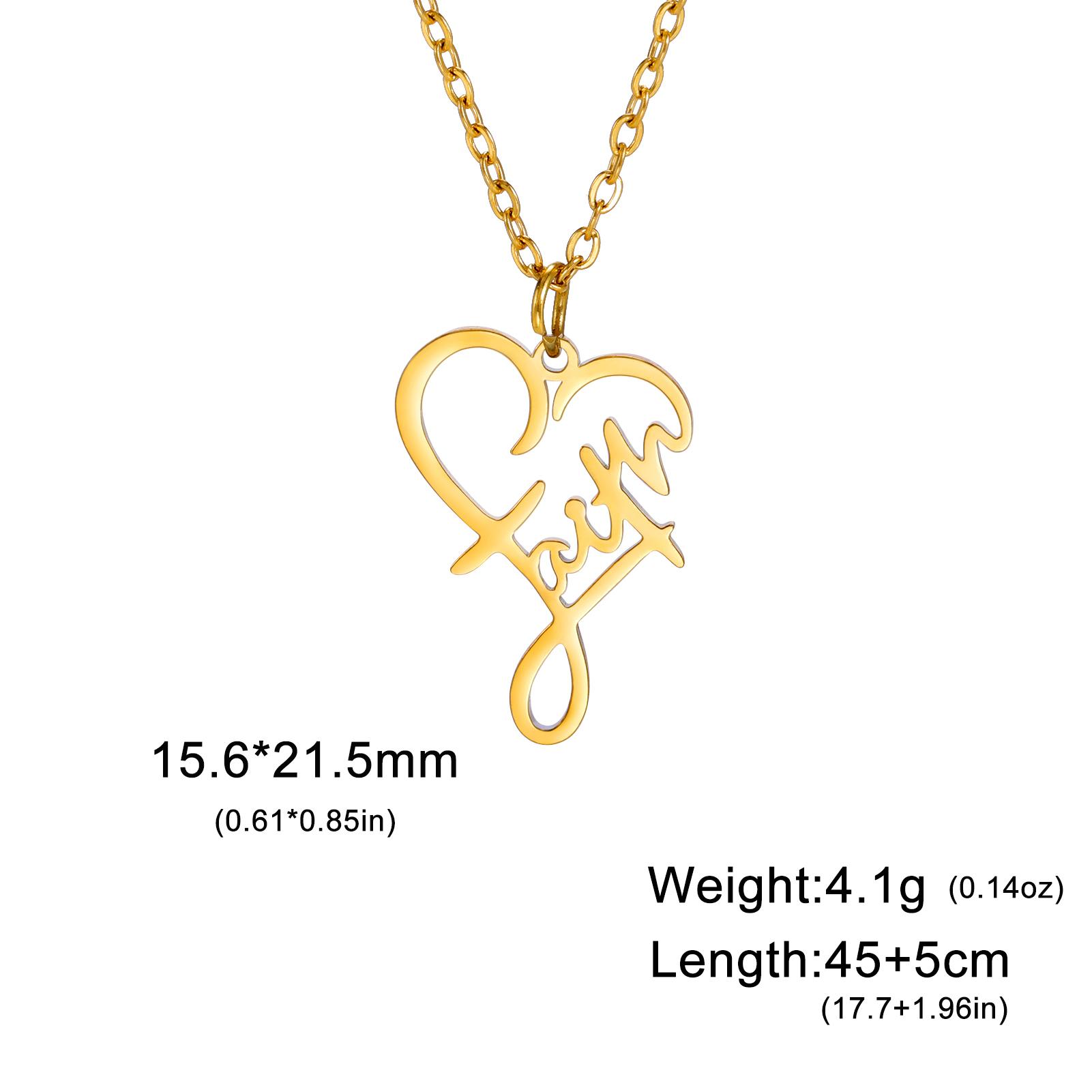 

Unift Christian Faith Сердце Ожерелье для Женщин Нержавеющая Сталь Винтаж Религиозный Да Благословит Бог Молитва Свадебное Ювелирное Изделие Подарок Оптом