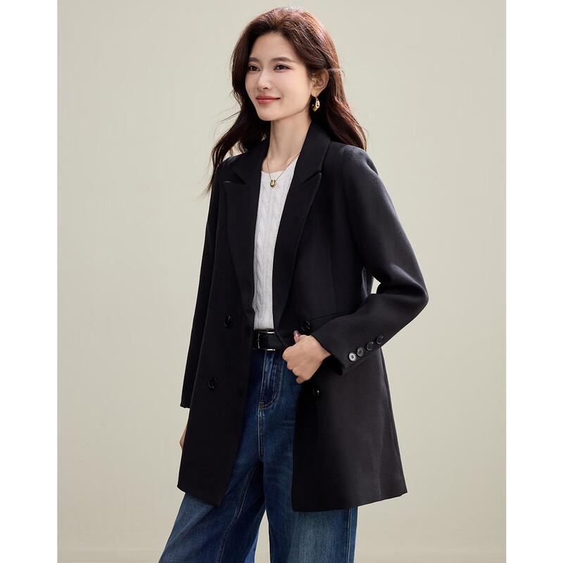 TERRE BLEUE Women's Stylish Loose-Fit Blazer