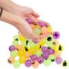 Random Color 72 PCS Halloween Glowing In The Dark Bouncy Balls Halloween Party Favors Halloween