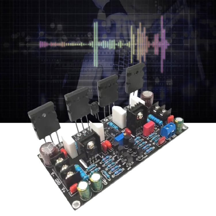 Upgraded 200W Mono Power Amplifier 1943+5200 High Power Amp Board With Speaker Protective Tube Accessories