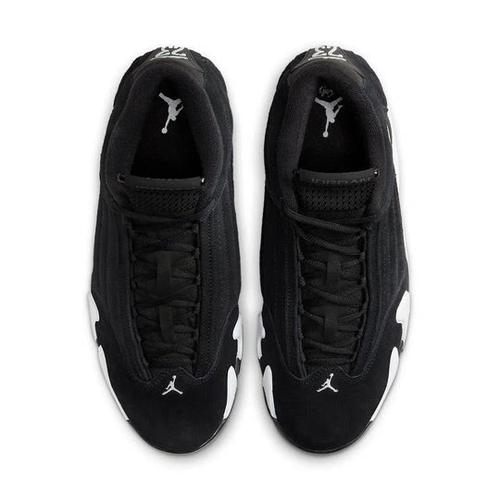 Air Jordan 14 Retro Black White 487471-016