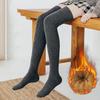 Ciorapi înalți pe coapsă, plus îngroșat, culoare uni, elastic, super moale, menține căldura, rezistenți la vânt, toamnă iarnă, șosete peste genunchi pentru femei, pentru purtarea zilnică