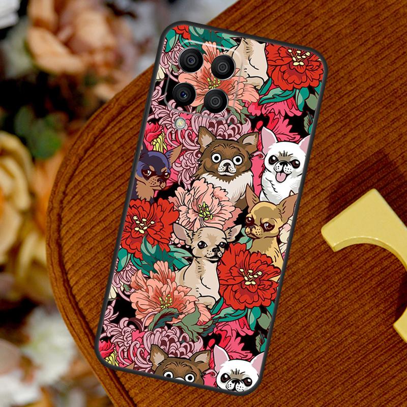 

Cartoon Chihuahua Dog For Samsung Galaxy M32 M52 M12 M55 M15 M13 M23 M33 M53 M20 M21 M51 M34 M54 M30s M31s Case Samsung M55