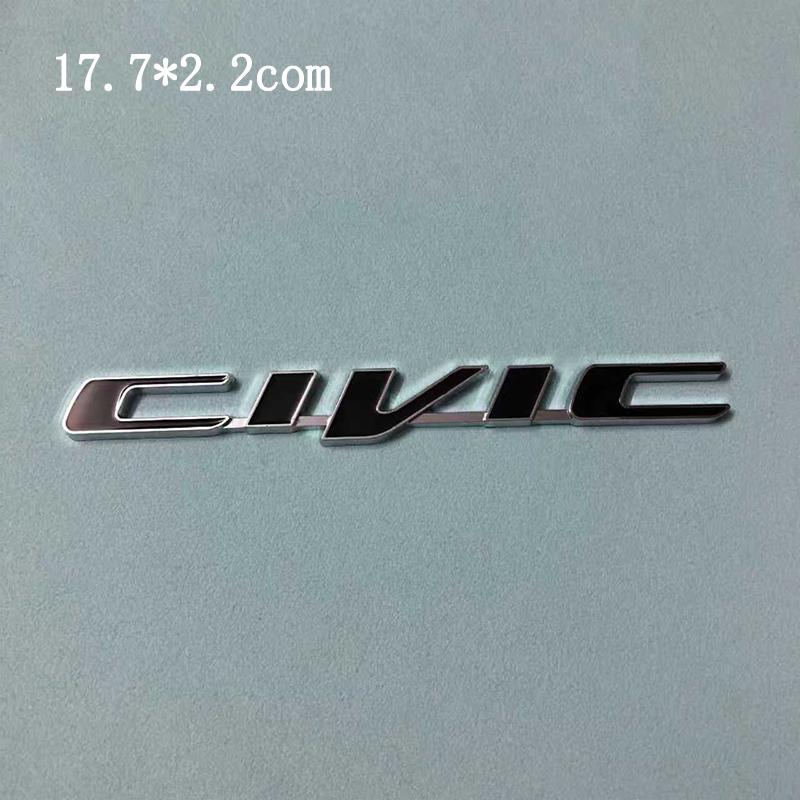 

3D Honda Car Personalized Metal Label For The Trunk Sticker For Civic Accord City CR-V Jade Fit Odyssey Hybrid Car Accessories