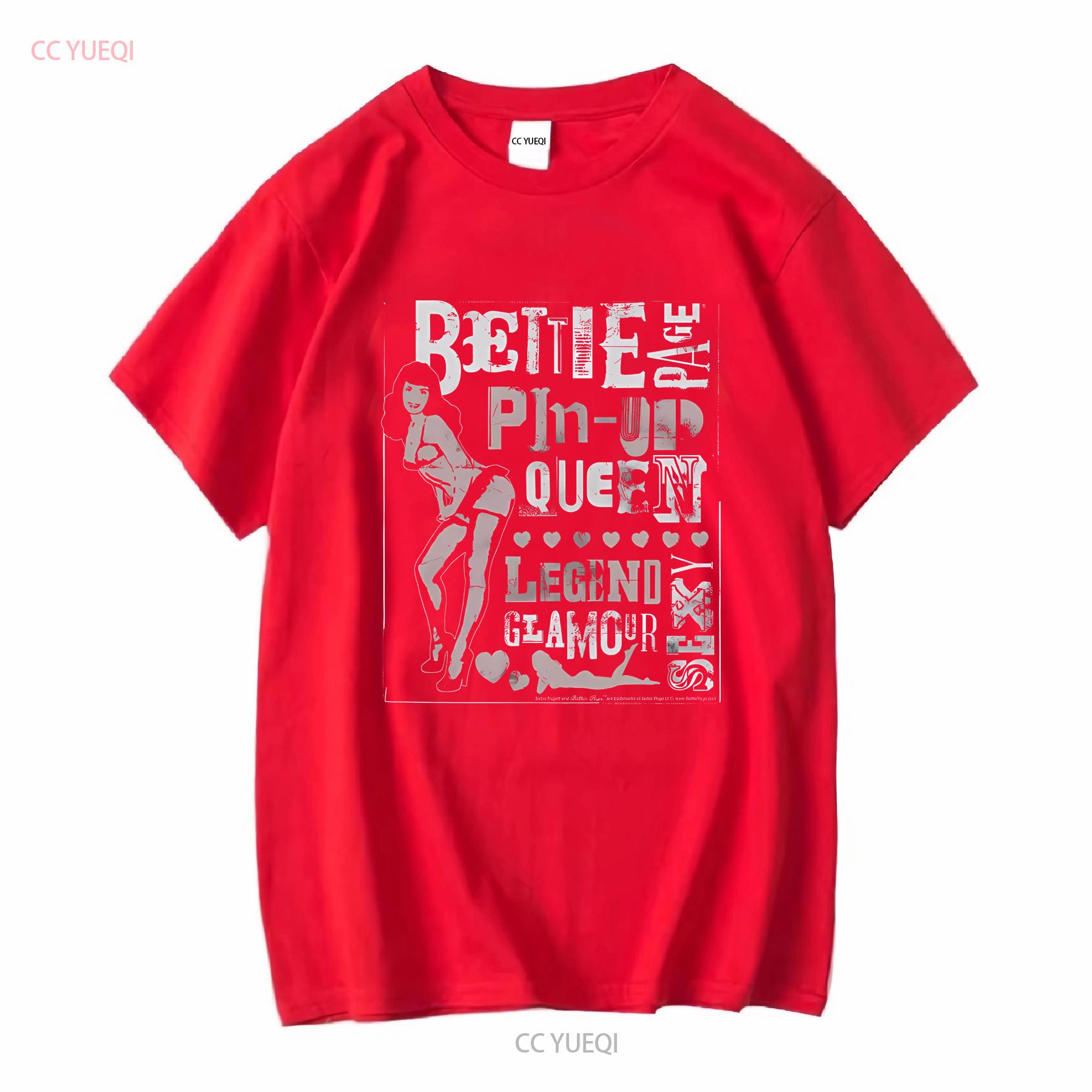 Bettie Page Punk Style T Shirt Licensed 1950s Queen Of Pinups Model Black vintage Washed Top For Everyday Wear Slightly Casual S