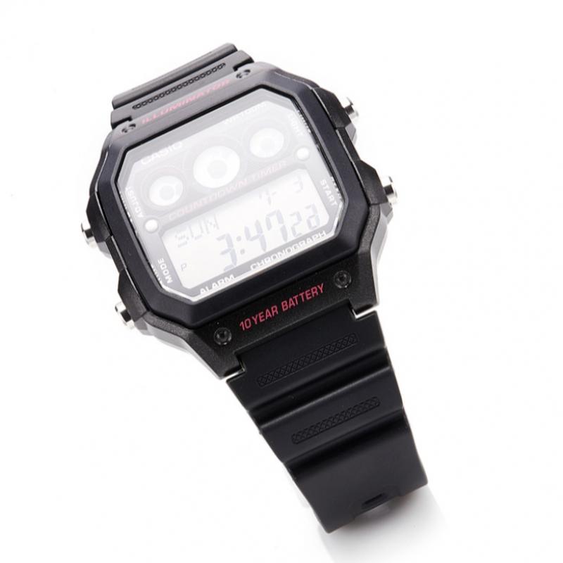 Casio Ae 1300wh 1a2vdf  Ae 1300wh 1a2  Digital Square SportS Soldier Men S Pu Watch