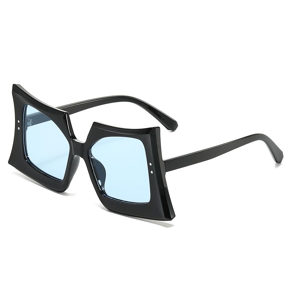 Oversized Square Sunglasses Women Big Frame Luxury Brand Designer Trendy Candy Colors Shield Sun Glasses For Ladies Eyewear