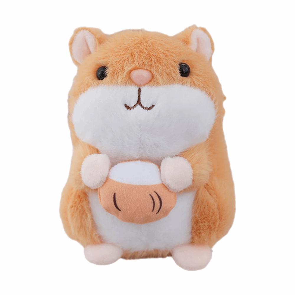Cute Cartoon Hamster Keychian Pendant Hairry Multicolor Plush Animal Doll 13Cm Stuffed Animals Kawaii Plush Toy All Age