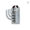 Rotatable Multi-Purpose Cartoon Three-Hook Hook Cute Student Dormitory Punch-Free Traceless Sticky Hook Wall Door Key Hook Tool