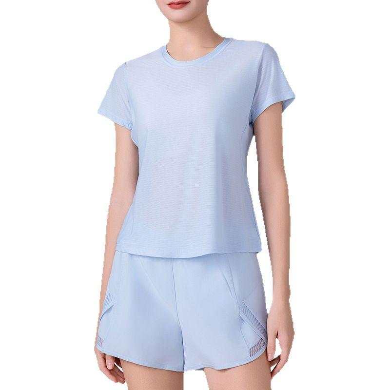 Women's Summer Quick-Dry Yoga and Gym Sportswear Set with Pockets