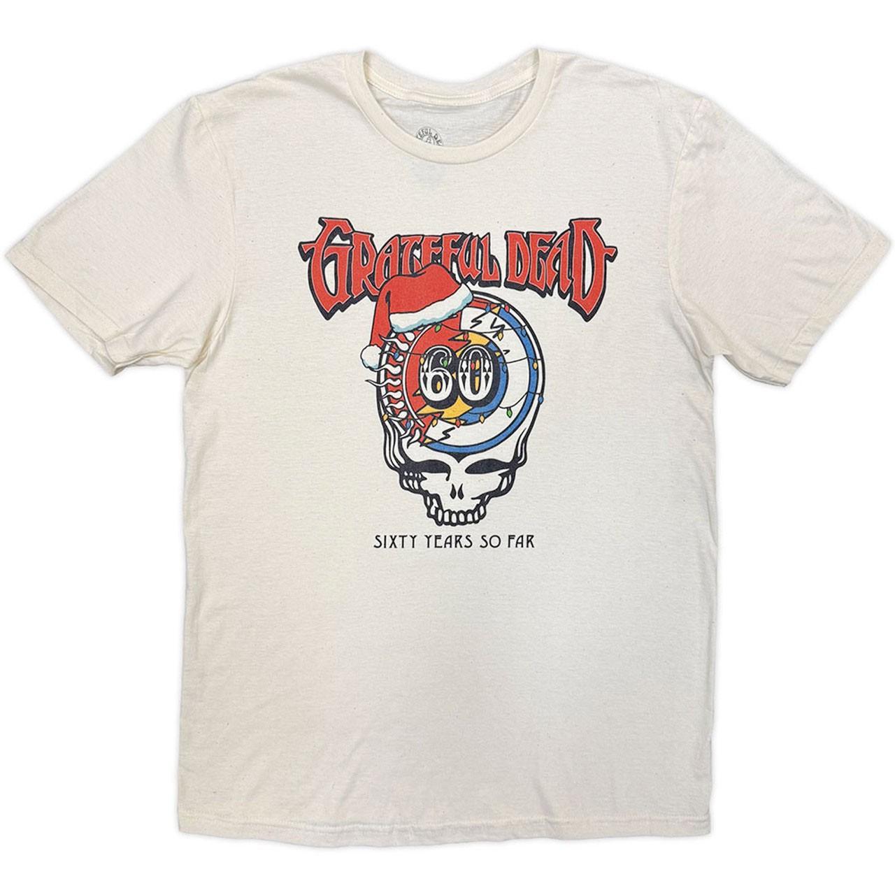 Grateful Dead - Santa Hat Stealie - Natural t-shirt XXXL