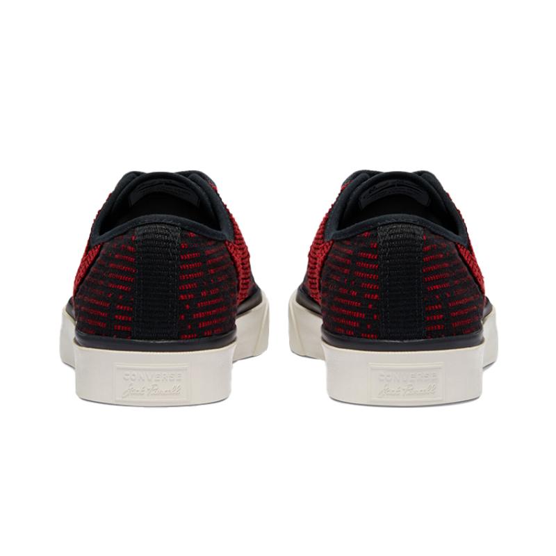 Converse Jack Purcell Rally Open Mouth Low-Top Skate Shoes Unisex Red and Black