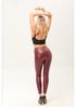 2024 Autumn/Winter Women's High-Waist PU Leather Slimming Pants