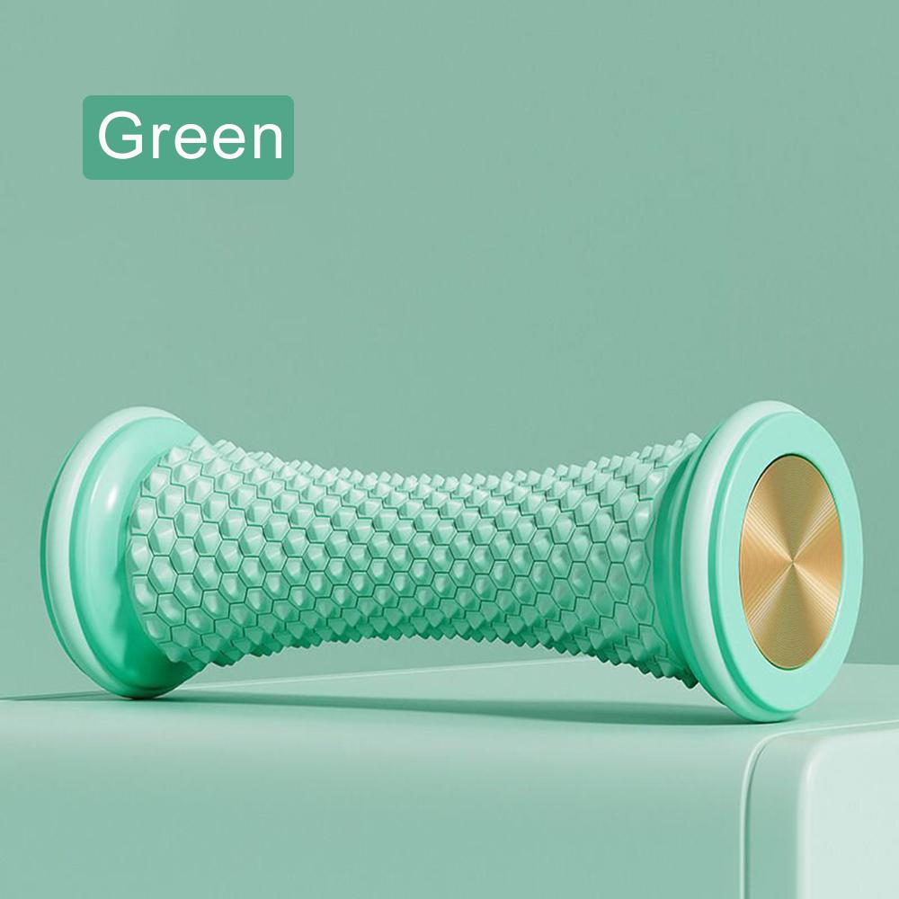 

Foot Leg Massage Roller Foot Roller Yoga Plantar Fascia Acupressure Relaxation Feet Shiatsu Massager Deep Muscle Relaxation зелёный