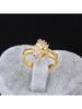 Square White Diamond Jewelry Ring for Women Gold Anillos De Bizuteria Dainty Cirle Anillos Mujer Jewellery Gemstone Ring