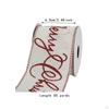 Christmas Ribbon for Craft Projects And Gift Wrapping 50 Yards 2.5 Inch