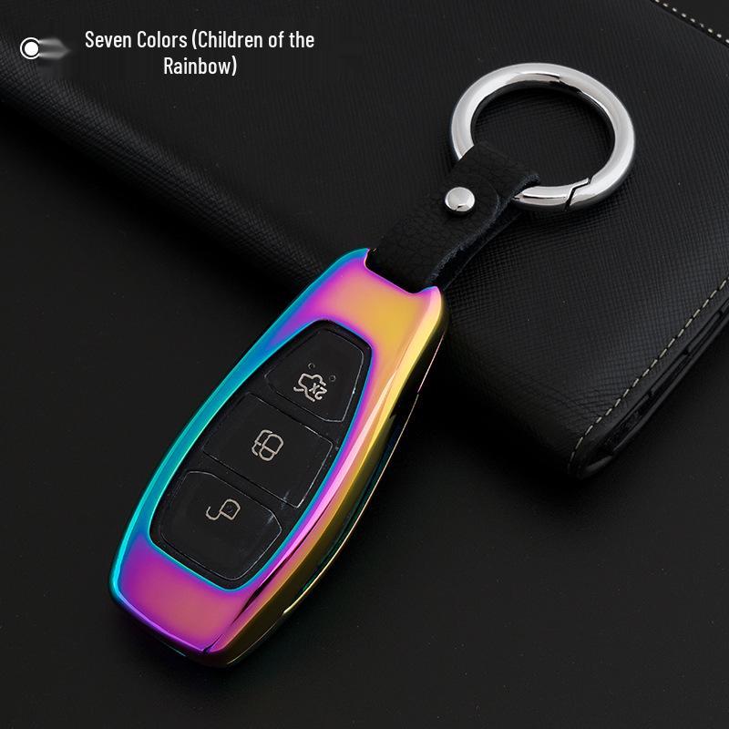 Metal Car Key Cover for Ford Models: Focus, Kuga, Ecosport, Mondeo