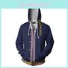 Jojos Bizarre Adventure Cosplay Hoodie Mens Stylish Zipper Jacket With Long Sleeves