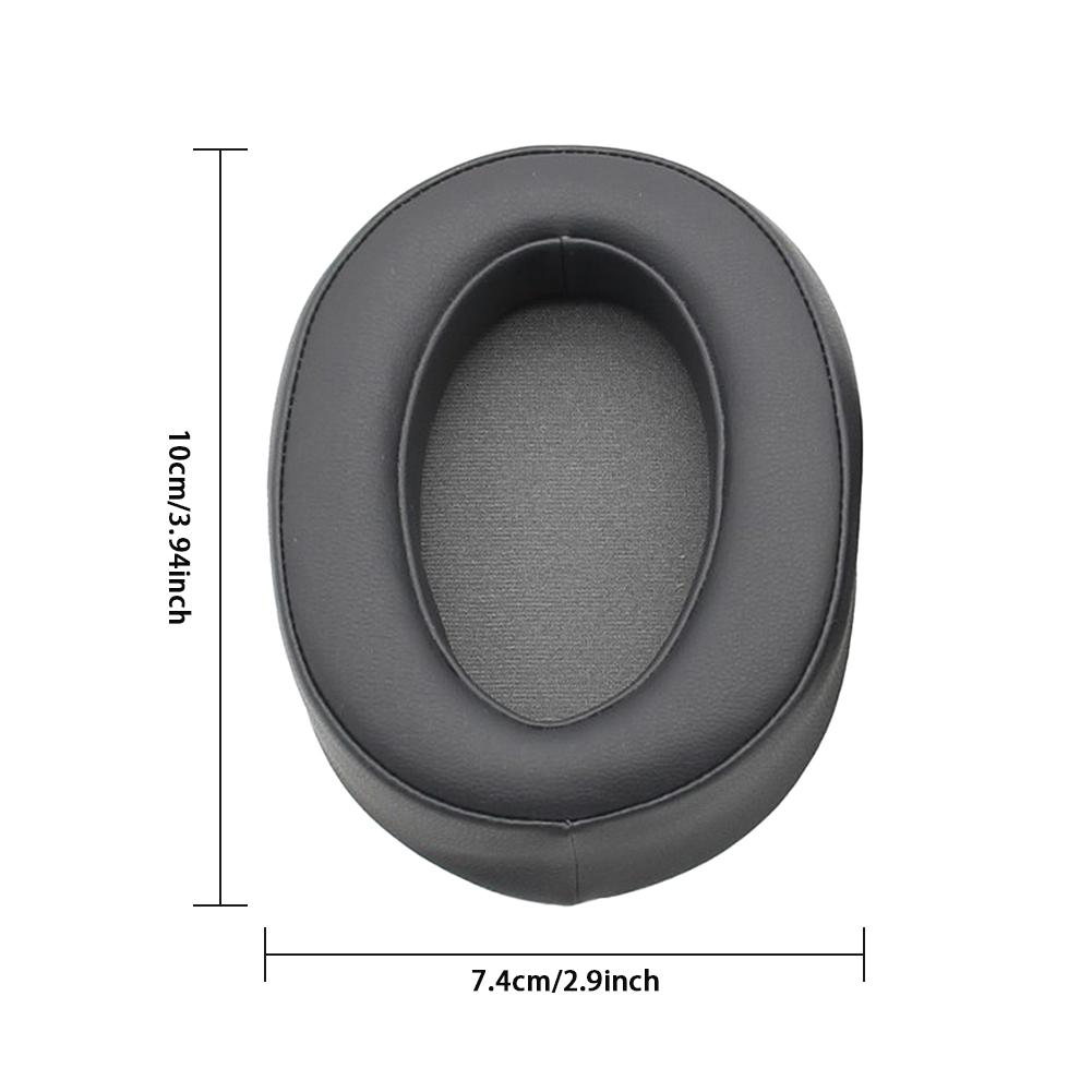 Kolip 1 Pair Earpads Replacement Sponge Sleeve Earmuff Compatible For Sony Mdr-100abn Wh-h900n Headphone
