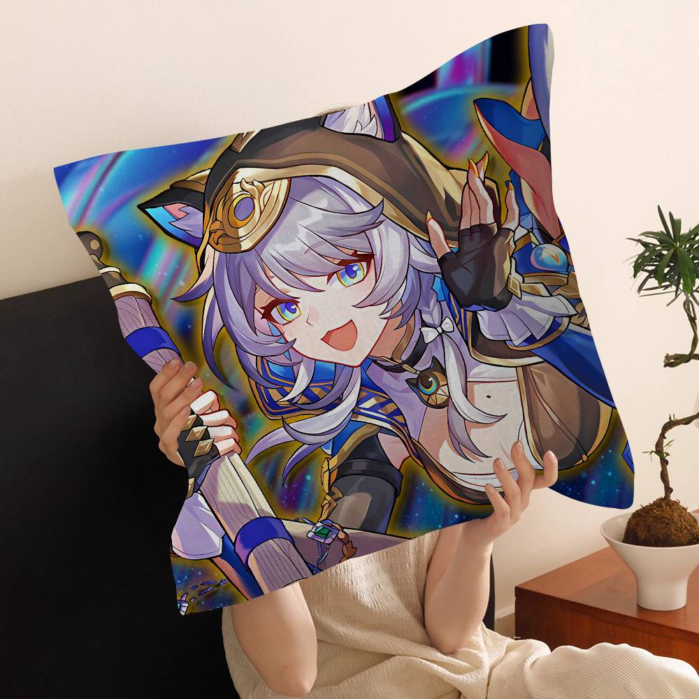 game Honkai Star Rail Cipher Pillow Cushion Cover Pillowcase Living Room Sofa Home Decor Customized