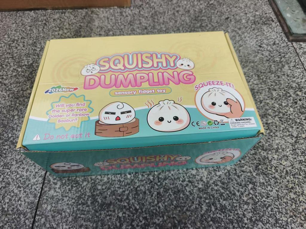 Soft Silicone Steamed Bun Stress Relief Toy
