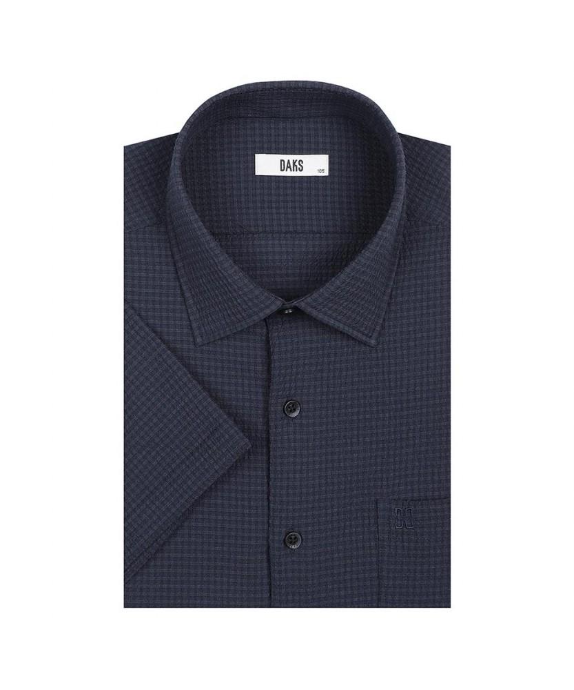 Dagseusyeocheu Poly-Blend Like Solid Short Sleeve Shirt_Dls3Shcs104N1